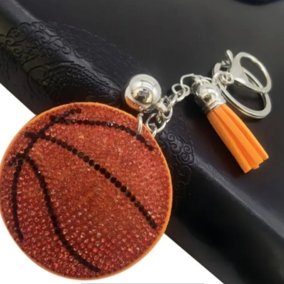 NWT Sparkle Basketball ๐ key chain/purse charm. - Picture 1 of 2